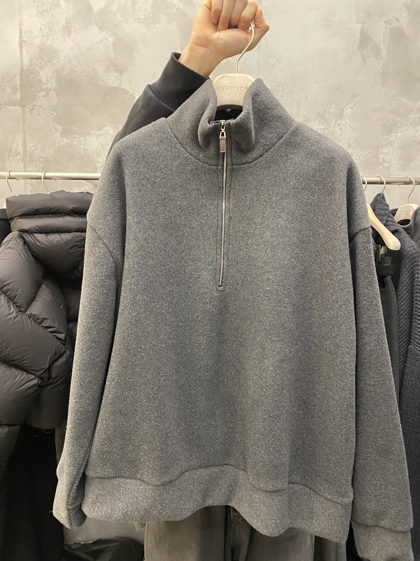 THE VETIVER-A東大門㊣實拍女士新款職業熱賣休閑衛衣拉鏈VETIVER衛衣圖色1