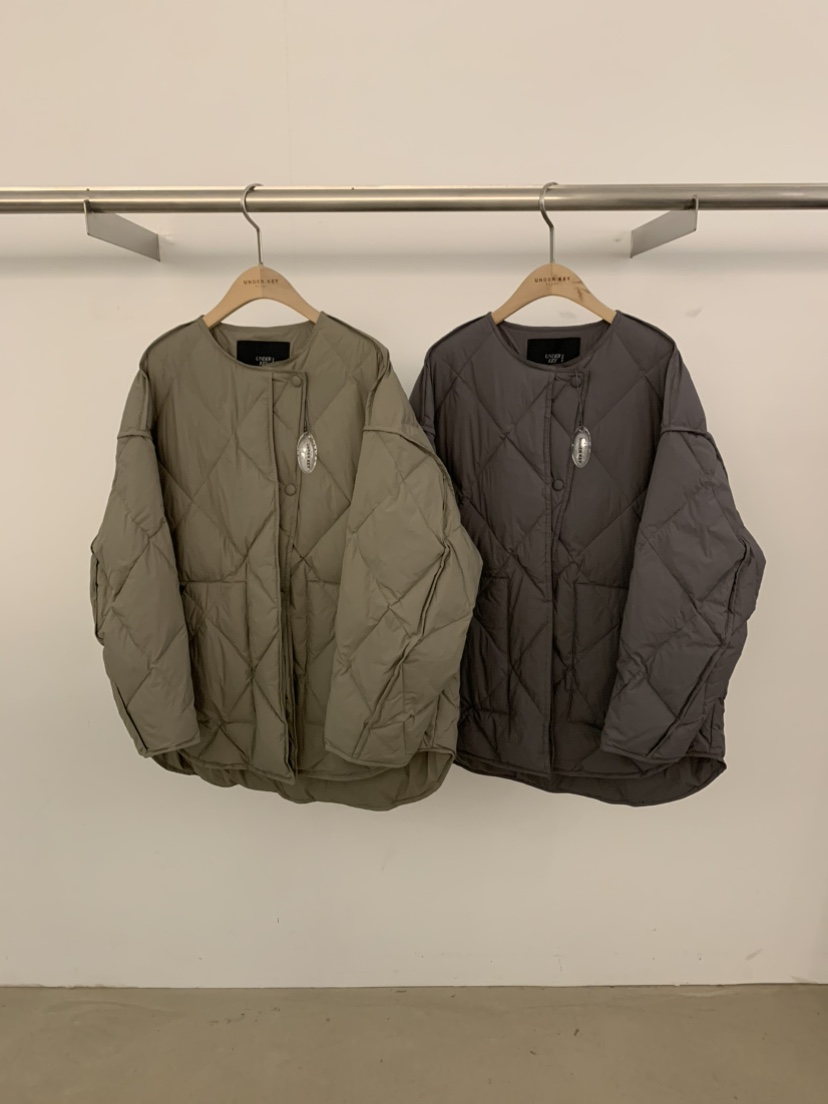 UNDER KEY韓國直郵㊣女裝新品推薦時尚人氣短款羽絨服加絨鴨UNDER KEY短款羽絨服