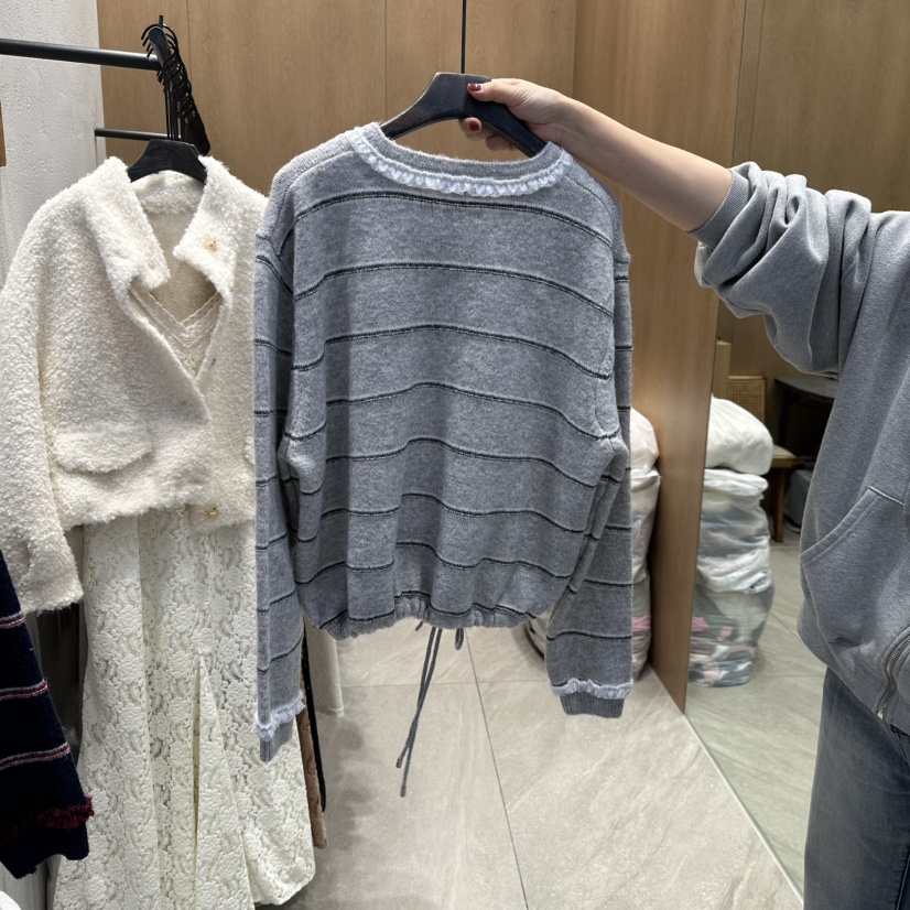 TRIPLE SEVEN東大門㊣實拍女士新品推薦職業熱賣針織衫紐扣TRIPLE SEVEN針織衫