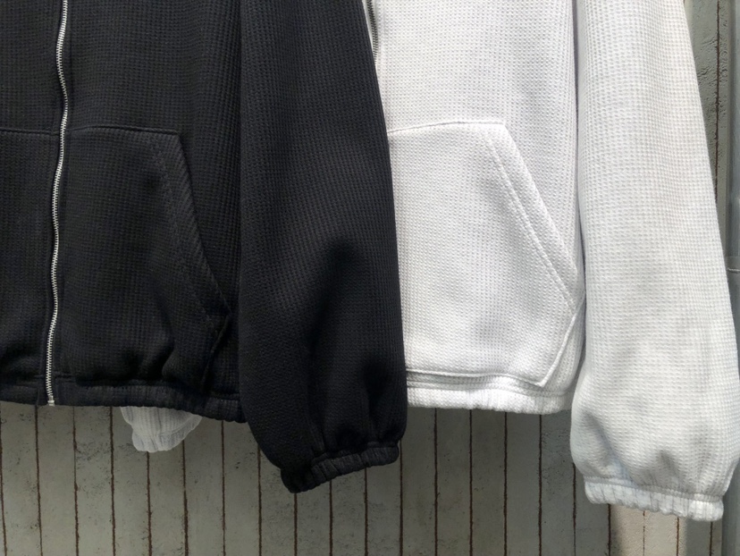 RAWOO韓國直郵㊣女士新品真品人氣熱賣夾克連帽拉鏈衫華夫格GVR-RAWOO夾克