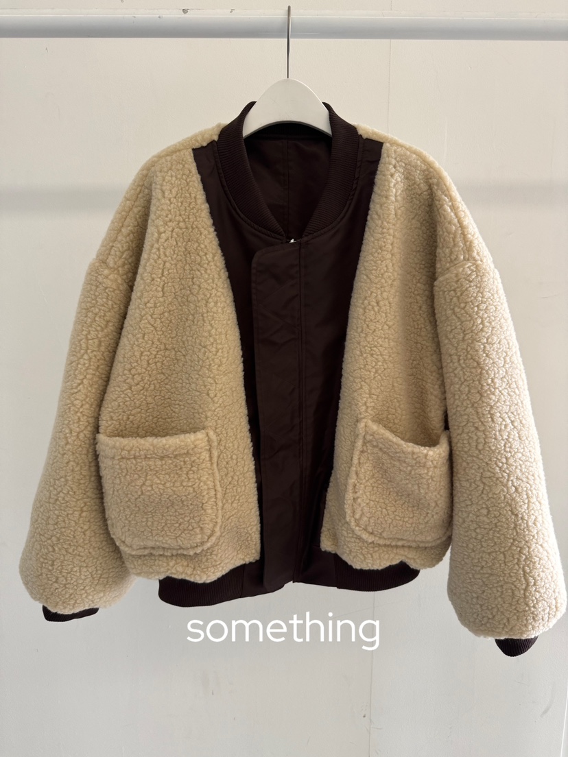 SOMETHING-L/FANCY韓國代購㊣女裝新品職業25秋冬熱賣夾克SOMETHING-L/FANCY夾克圖色2
