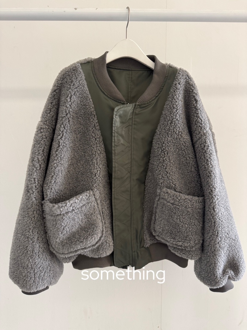 SOMETHING-L/FANCY韓國代購㊣女裝新品職業25秋冬熱賣夾克SOMETHING-L/FANCY夾克圖色3
