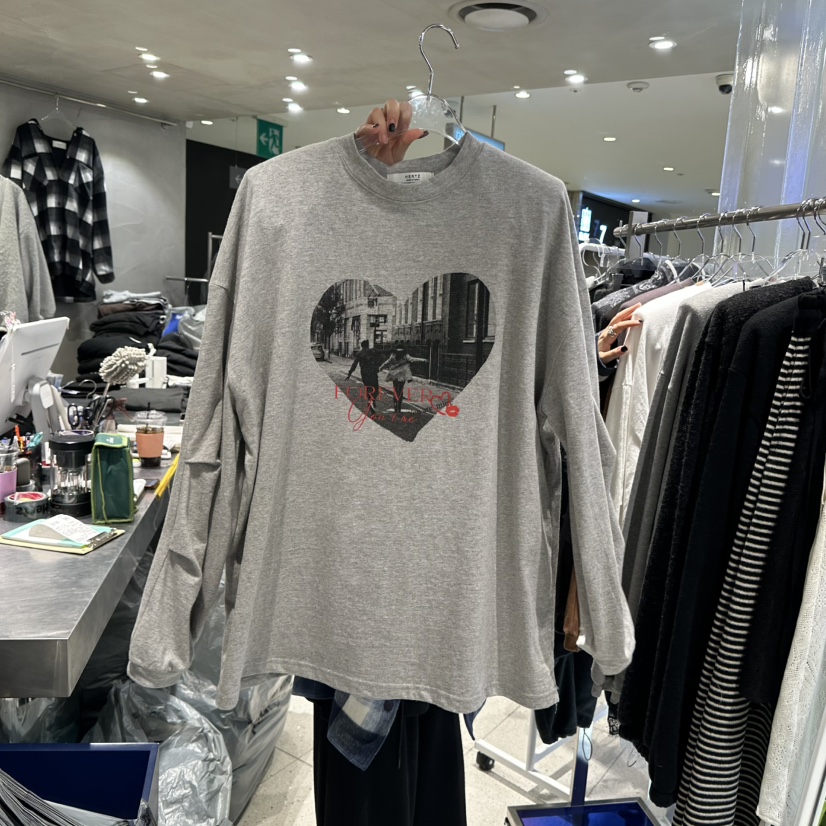 HERTZ-P東大門㊣代購女士新款職業25秋冬推薦真品時尚長袖T恤HERTZ-P長袖T恤圖色2