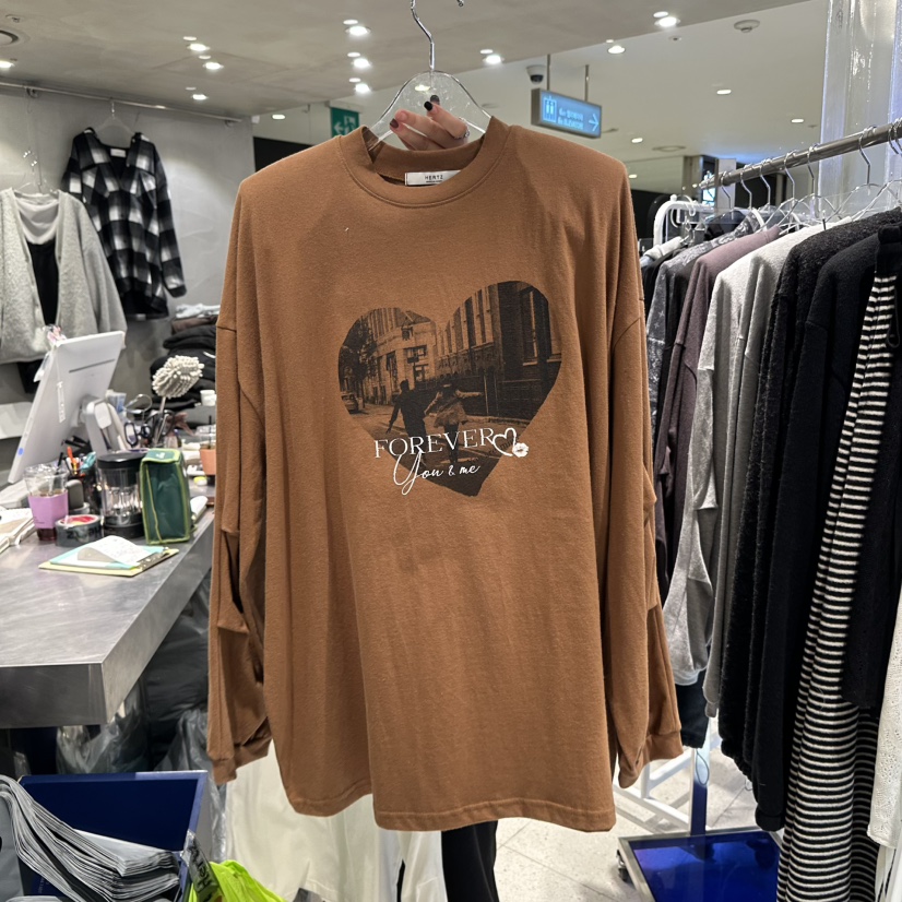 HERTZ-P東大門㊣代購女士新款職業25秋冬推薦真品時尚長袖T恤HERTZ-P長袖T恤圖色3