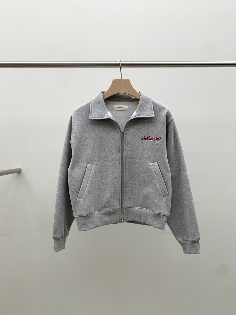 LEGACY BONE韓國代購㊣女裝新款職業熱賣25秋冬衛衣拉鏈加絨LEGACY BONE衛衣圖色1