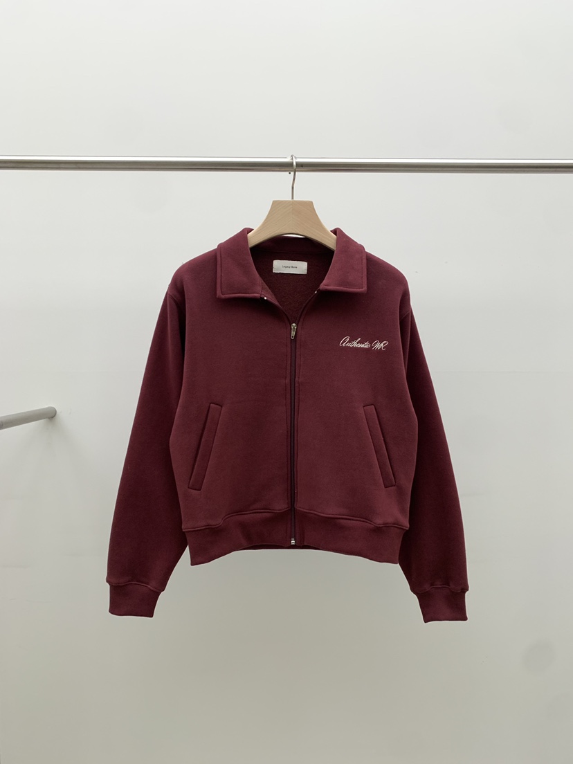 LEGACY BONE韓國代購㊣女裝新款職業熱賣25秋冬衛衣拉鏈加絨LEGACY BONE衛衣圖色2