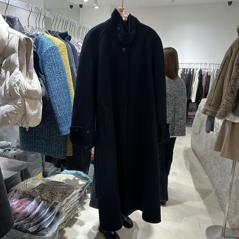 NEROLI 36東大門㊣代購女裝新款推薦時尚熱賣職業中長款大衣NEROLI 36中長款大衣圖色2深藍色