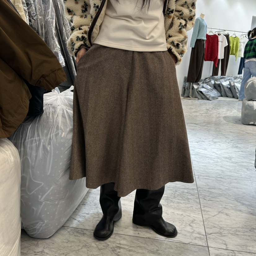 BAGUETTE-P東大門㊣代購女裝新品熱賣時尚25秋冬休閑褲不含腰帶BAGUETTE-P休閑褲圖色2