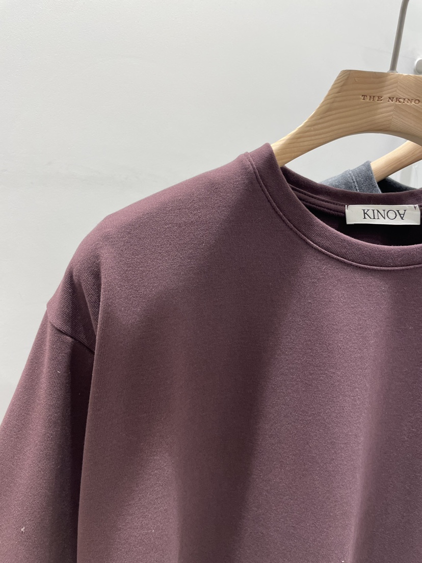 KINOA東大門㊣實拍女士新品人氣休閑真品職業25秋冬長袖T恤KINOA長袖T恤