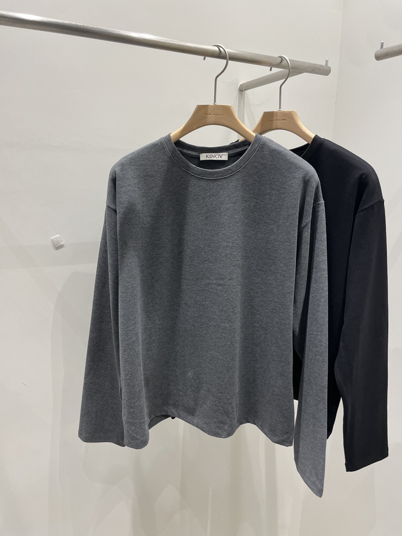 KINOA東大門㊣實拍女士新品人氣休閑真品職業25秋冬長袖T恤KINOA長袖T恤圖色4