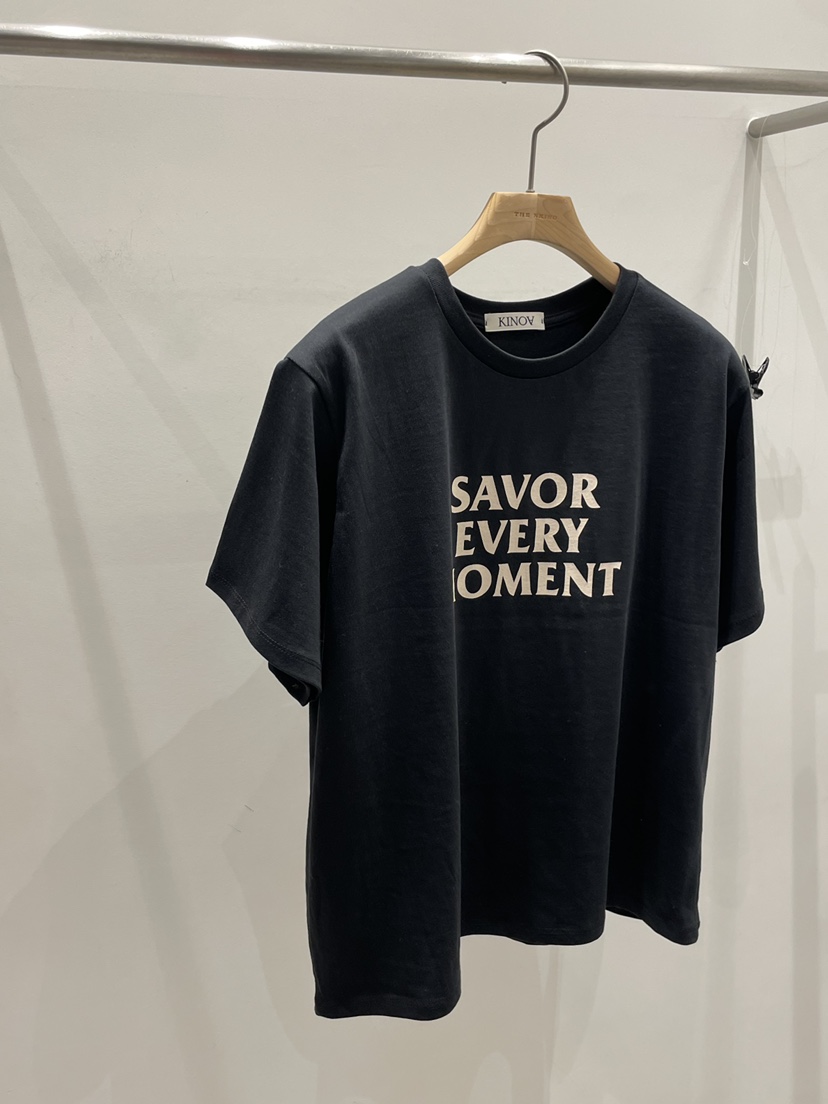 KINOA韓國代購㊣女裝新品推薦休閑時尚人氣職業熱賣25秋冬T恤KINOAT恤圖色5