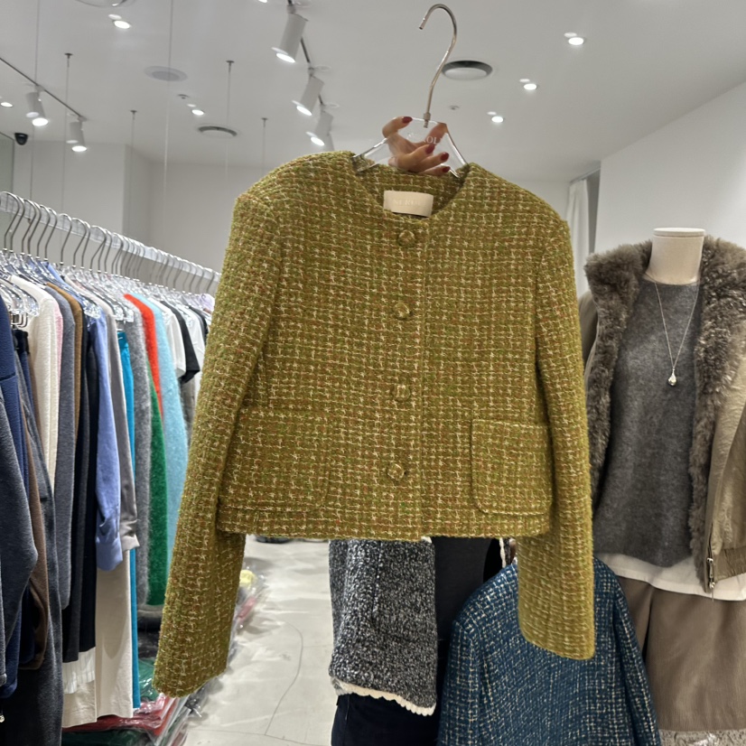 NEROLI 36東大門㊣實拍女士新品職業時尚休閑25秋冬夾克短款NEROLI 36夾克圖色2