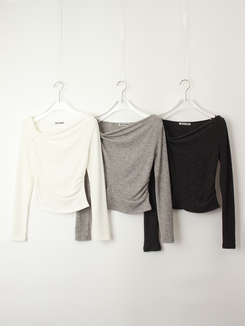 TEXTURE東大門㊣直郵女裝新款熱賣時尚推薦人氣休閑長袖T恤TEXTURE長袖T恤