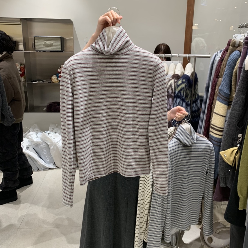 TEMPTING東大門㊣實拍女裝新款推薦休閑熱賣時尚真品長袖T恤TEMPTING長袖T恤圖色3