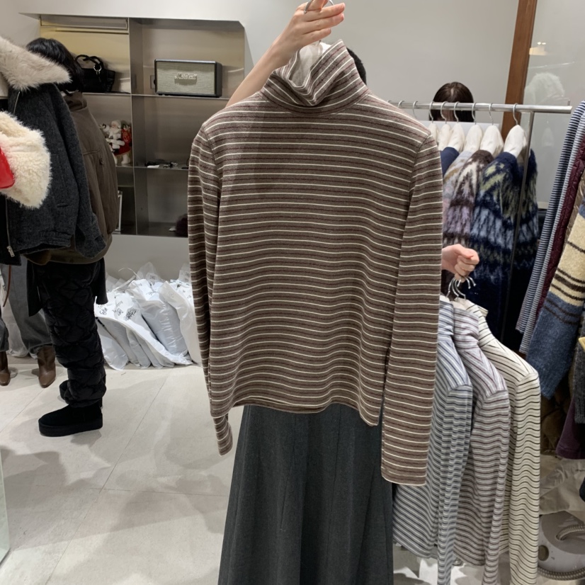 TEMPTING東大門㊣實拍女裝新款推薦休閑熱賣時尚真品長袖T恤TEMPTING長袖T恤圖色5