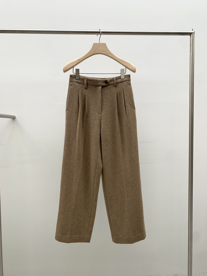 LEGACY BONE東大門㊣實拍女士新品推薦熱賣休閑褲羊毛人字紋LEGACY BONE休閑褲圖色1