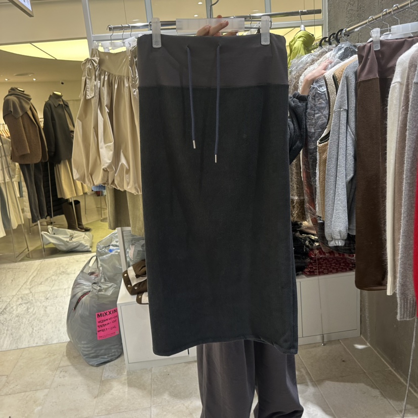MIXXIN韓國直郵㊣女裝新款職業推薦真品25秋冬休閑時尚長裙MIXXIN長裙圖色2