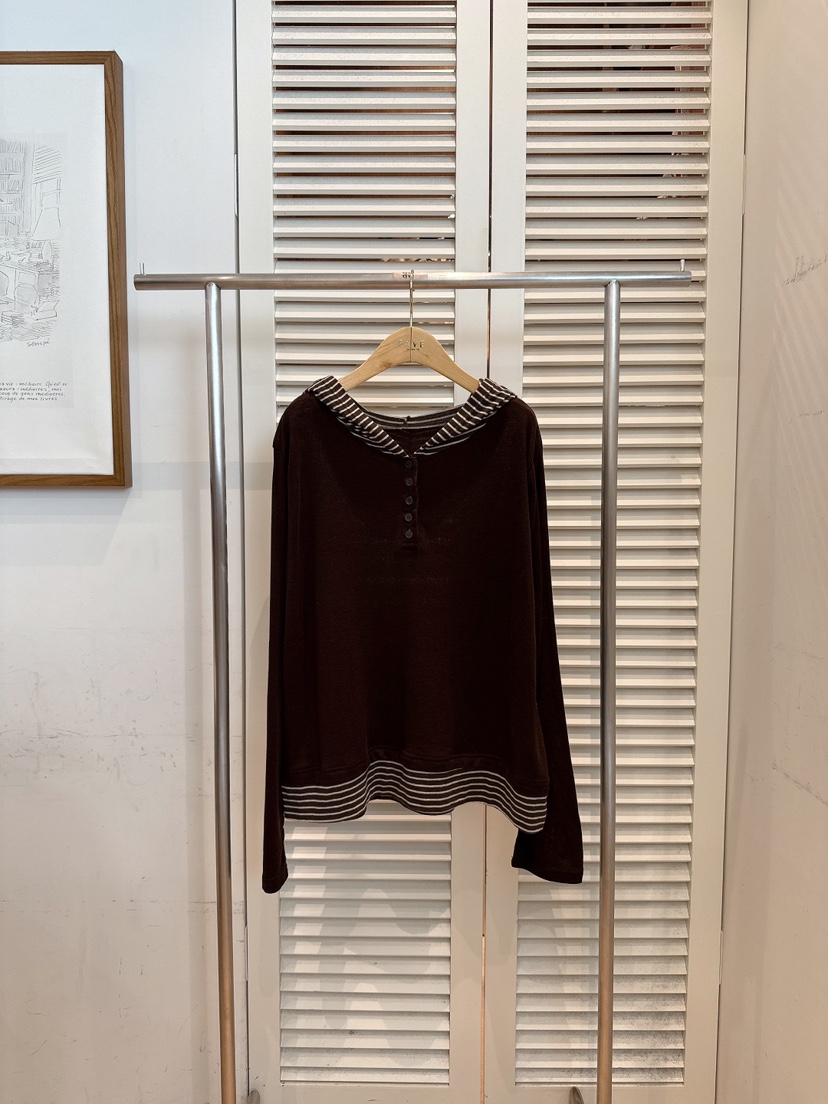 FAVE-L東大門㊣代購女裝新品熱賣人氣25秋冬推薦時尚長袖T恤FAVE-L長袖T恤圖色3深咖