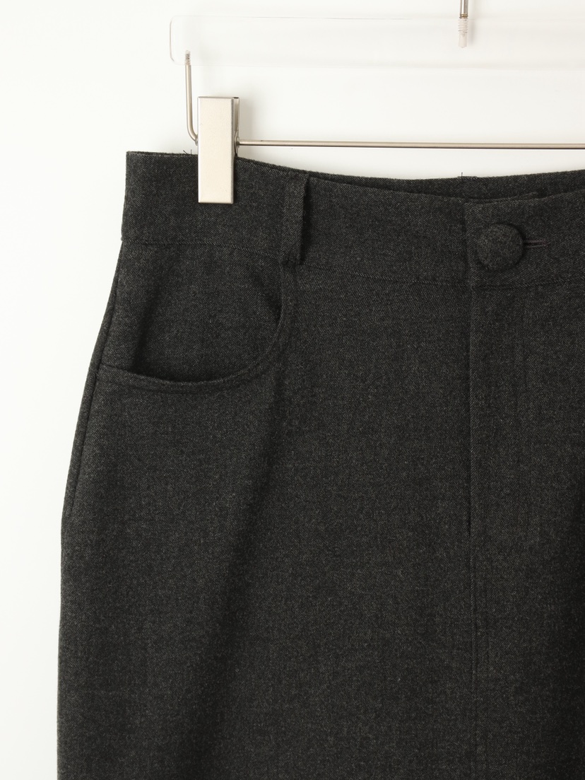 TEXTURE韓國直郵㊣女士新款推薦休閑熱賣時尚人氣職業長裙羊毛TEXTURE長裙