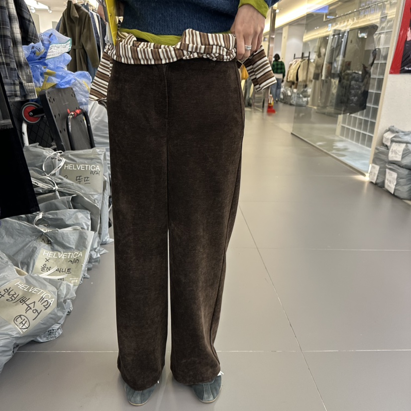 HELVETICA東大門㊣實拍女裝新款熱賣職業休閑推薦休閑褲柔軟HELVETICA休閑褲圖色3