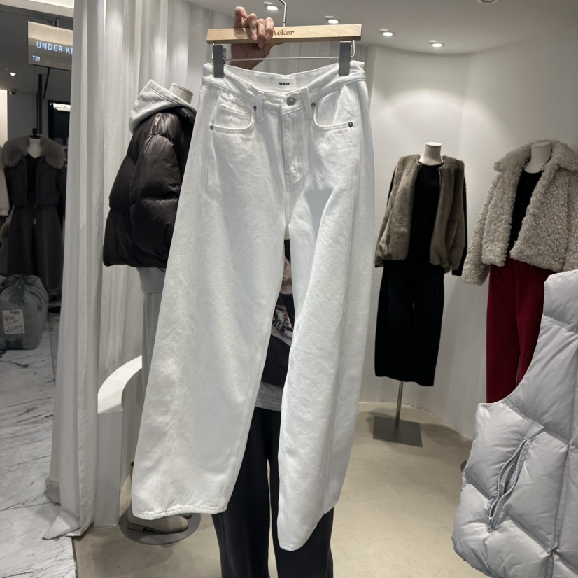 ACKER東大門㊣直郵女裝新品真品人氣休閑職業休閑褲羊毛鏤空ACKER休閑褲圖色1