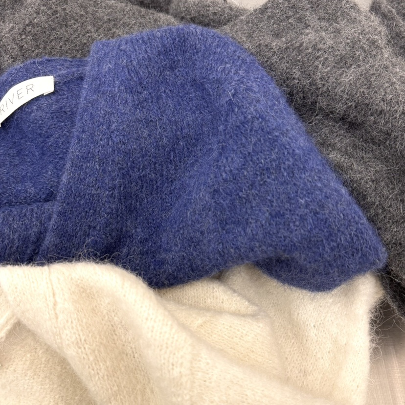 RIVER東大門㊣直郵女士新款休閑人氣推薦熱賣時尚針織衫開襟衫WATER/RIVER針織衫