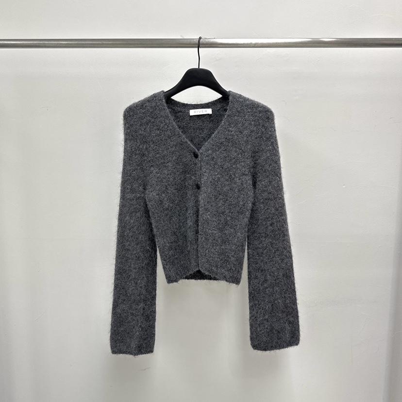 RIVER東大門㊣直郵女士新款休閑人氣推薦熱賣時尚針織衫開襟衫WATER/RIVER針織衫圖色2