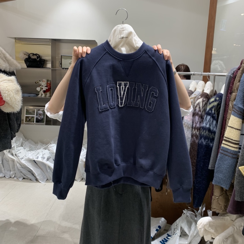 TEMPTING韓國代購㊣女裝新款25秋冬職業推薦真品人氣時尚衛衣TEMPTING衛衣圖色1