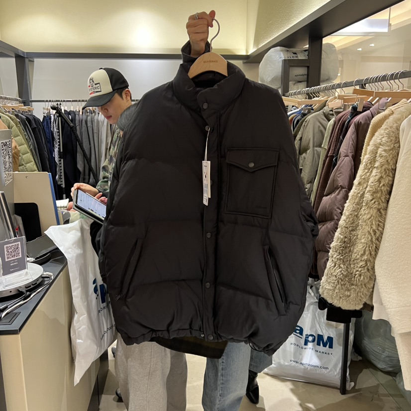 SELF SERVICE東大門㊣直郵女士新款時尚職業熱賣短款羽絨服SELF SERVICE短款羽絨服圖色3