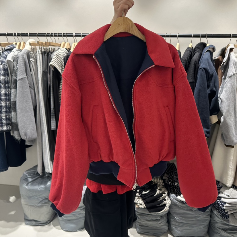 BEENS東大門㊣代購女裝新品職業休閑熱賣人氣時尚夾克里外穿BEENS夾克圖色2