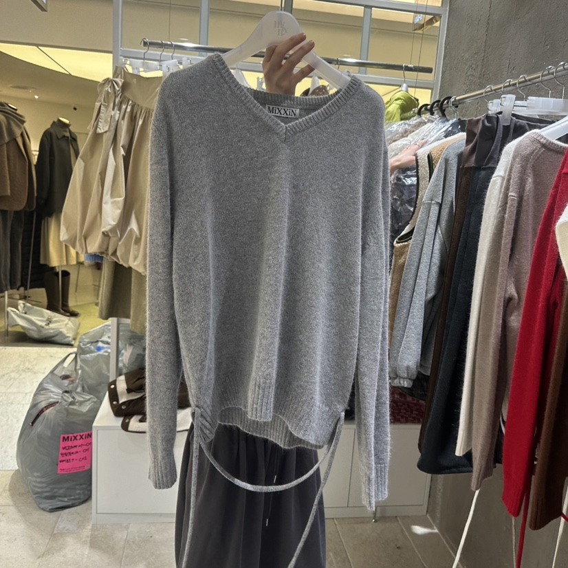 MIXXIN韓國直郵㊣女裝新款真品25秋冬時尚熱賣推薦人氣針織衫MIXXIN針織衫圖色3