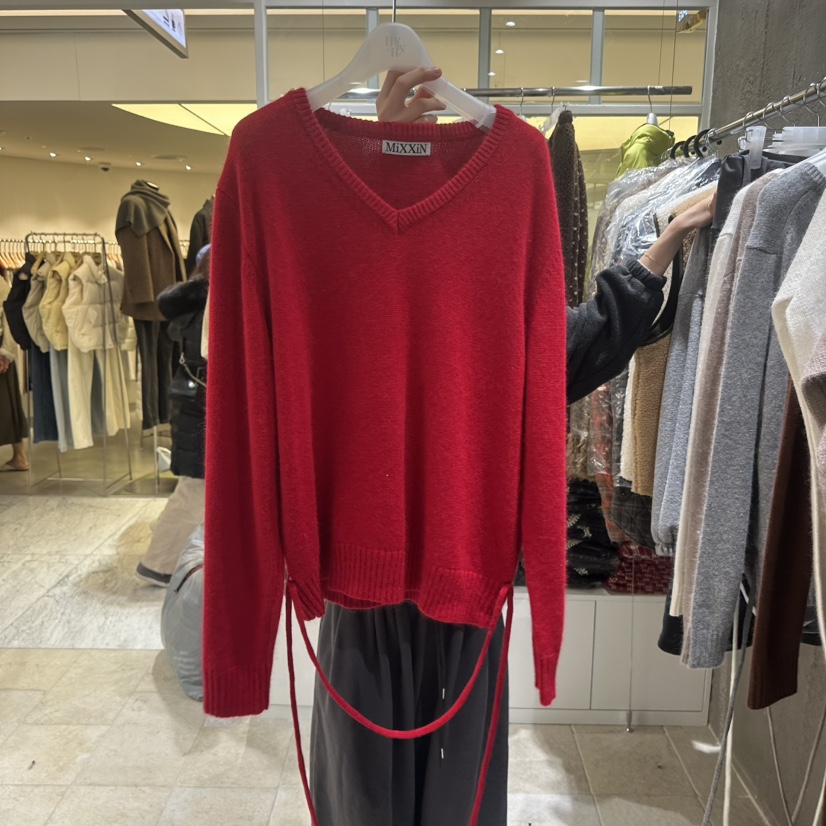MIXXIN韓國直郵㊣女裝新款真品25秋冬時尚熱賣推薦人氣針織衫MIXXIN針織衫圖色4