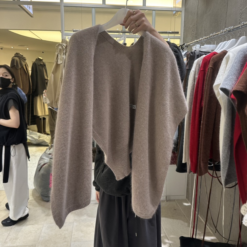 MIXXIN東大門㊣代購女士新品真品熱賣時尚休閑圍巾披肩浣熊MIXXIN圍巾/披肩圖色2