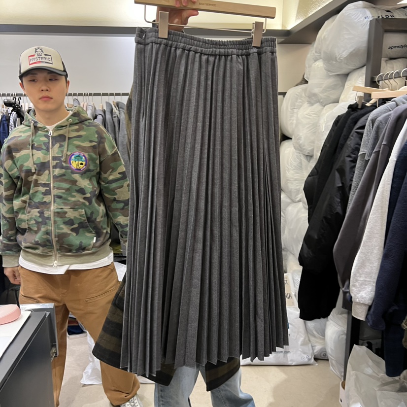 SELF SERVICE韓國代購㊣女士新品休閑熱賣25秋冬職業推薦長裙SELF SERVICE長裙圖色1