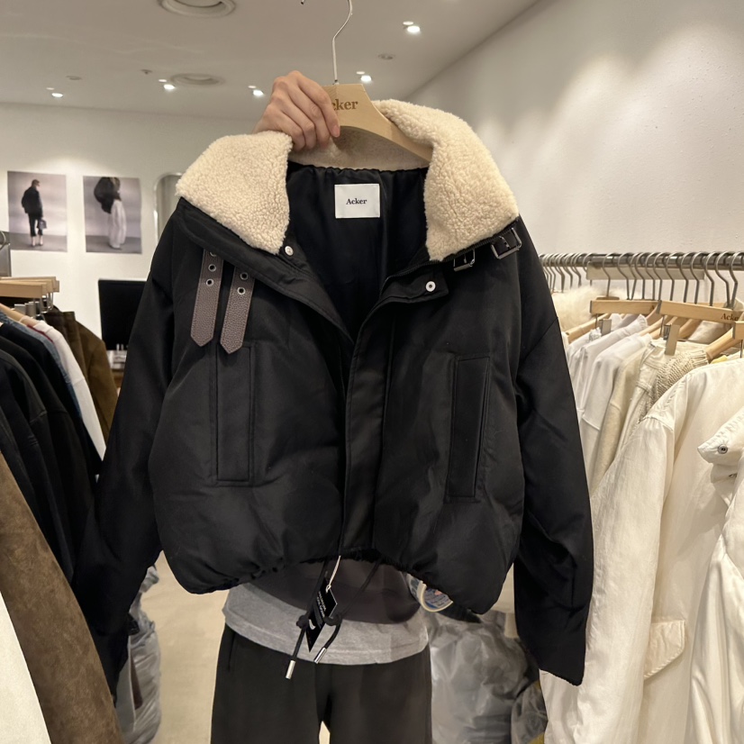 ACKER東大門㊣代購女裝新款時尚職業真品人氣短款羽絨服填充絨ACKER短款羽絨服圖色2