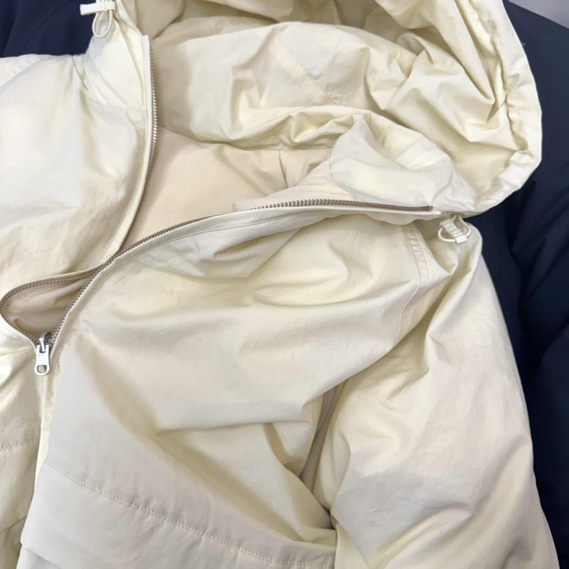 RIVER韓國直郵㊣女裝新品時尚熱賣職業休閑短款羽絨服里外穿絨WATER/RIVER短款羽絨服