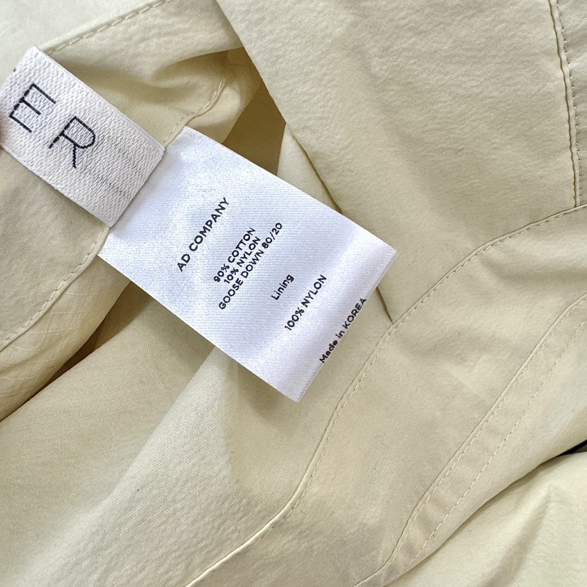 RIVER韓國直郵㊣女裝新品時尚熱賣職業休閑短款羽絨服里外穿絨WATER/RIVER短款羽絨服