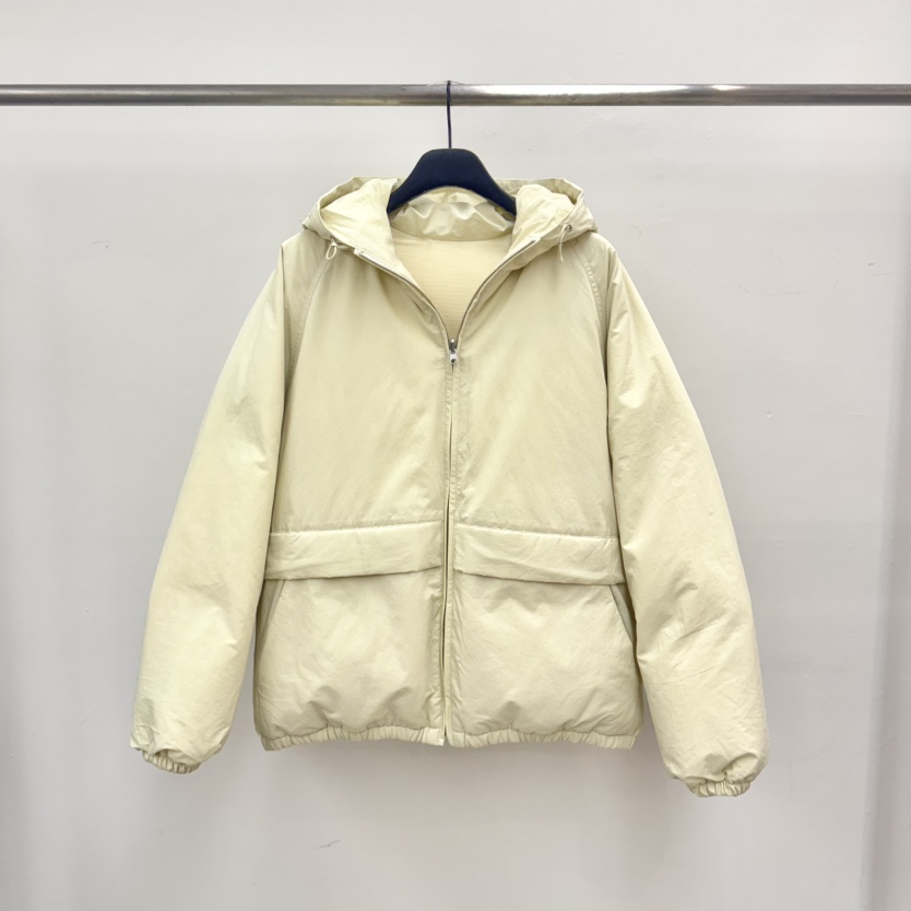 RIVER韓國直郵㊣女裝新品時尚熱賣職業休閑短款羽絨服里外穿絨WATER/RIVER短款羽絨服圖色1