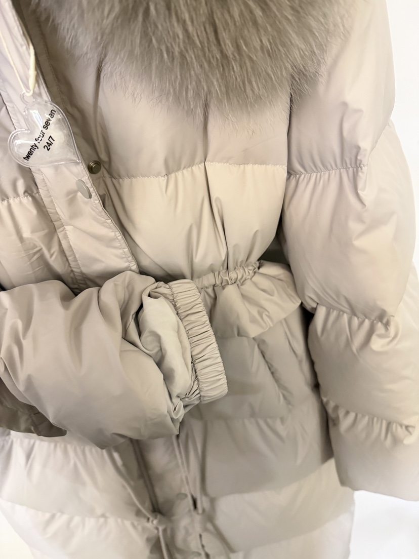 TWENTY FOUR SEVEN24-7韓國代購㊣女士新品職業長款羽絨服填充鴨絨TEWNTY FOUR SEVEN24-7長款羽絨服
