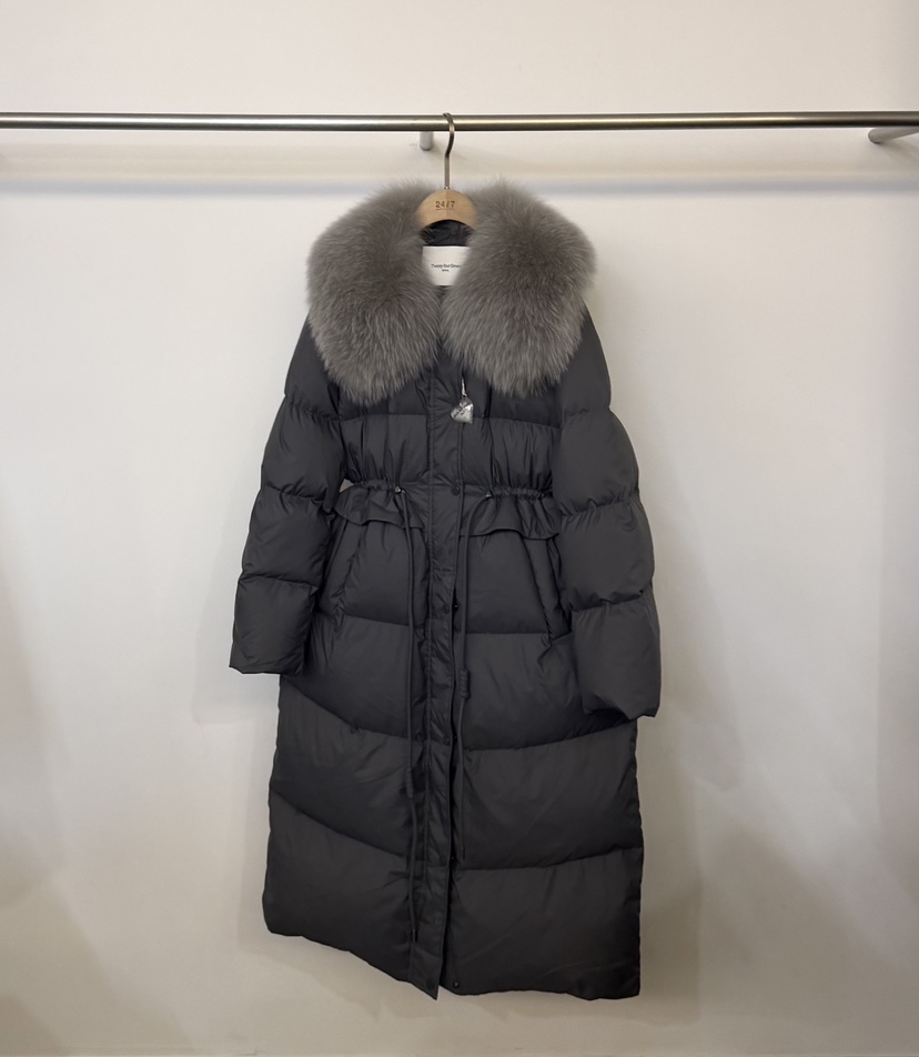 TWENTY FOUR SEVEN24-7韓國代購㊣女士新品職業長款羽絨服填充鴨絨TEWNTY FOUR SEVEN24-7長款羽絨服圖色2