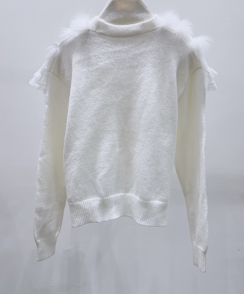 AWESOME-P東大門㊣實拍女士新款職業人氣針織衫開襟衫狐貍AWESOME-P針織衫