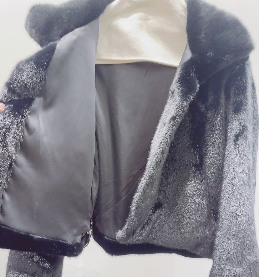 AWESOME-P東大門㊣代購女士新品真品人氣時尚短款大衣毛皮AWESOME-P短款大衣