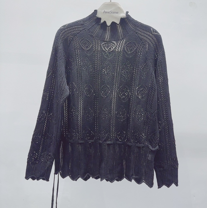 AWESOME-P韓國直郵㊣女裝新品職業時尚真品人氣襯衫蕾絲衫AWESOME-P襯衫/蕾絲衫圖色2