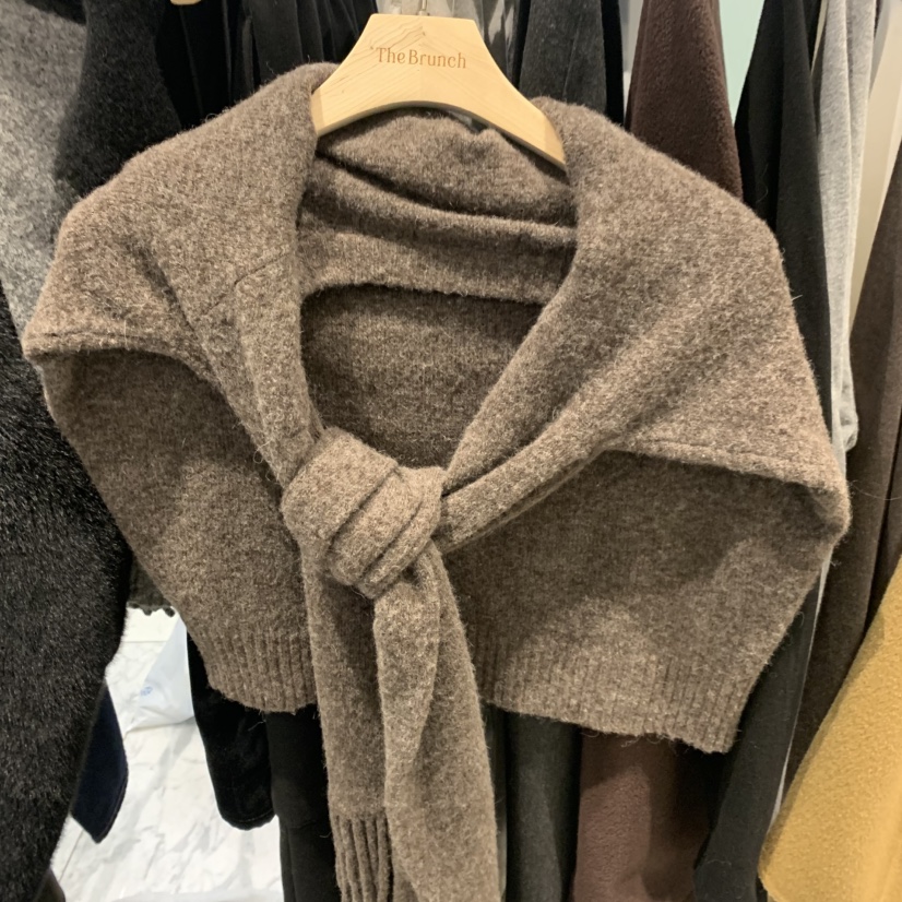 THE BRUNCH東大門㊣代購女士新品職業人氣25秋冬圍巾披肩圍巾THE BRUNCH圍巾/披肩圖色2