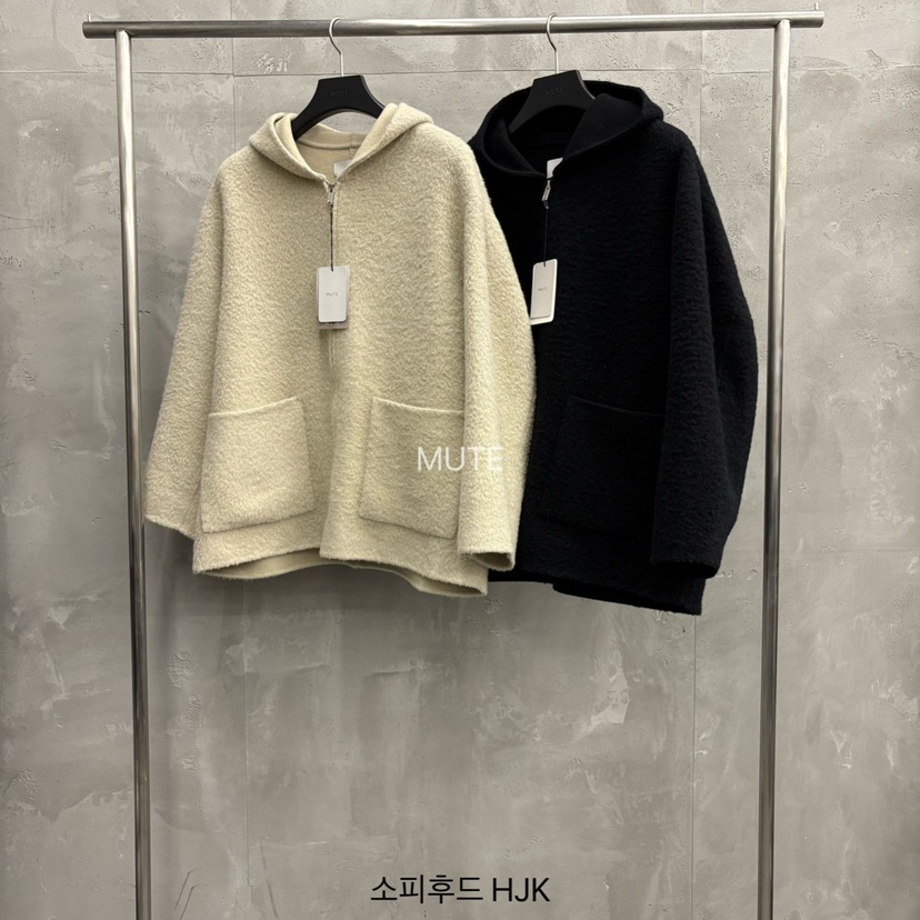 MUTE-P東大門㊣實拍女裝新款時尚職業25秋冬熱賣推薦短款大衣MUTE短款大衣