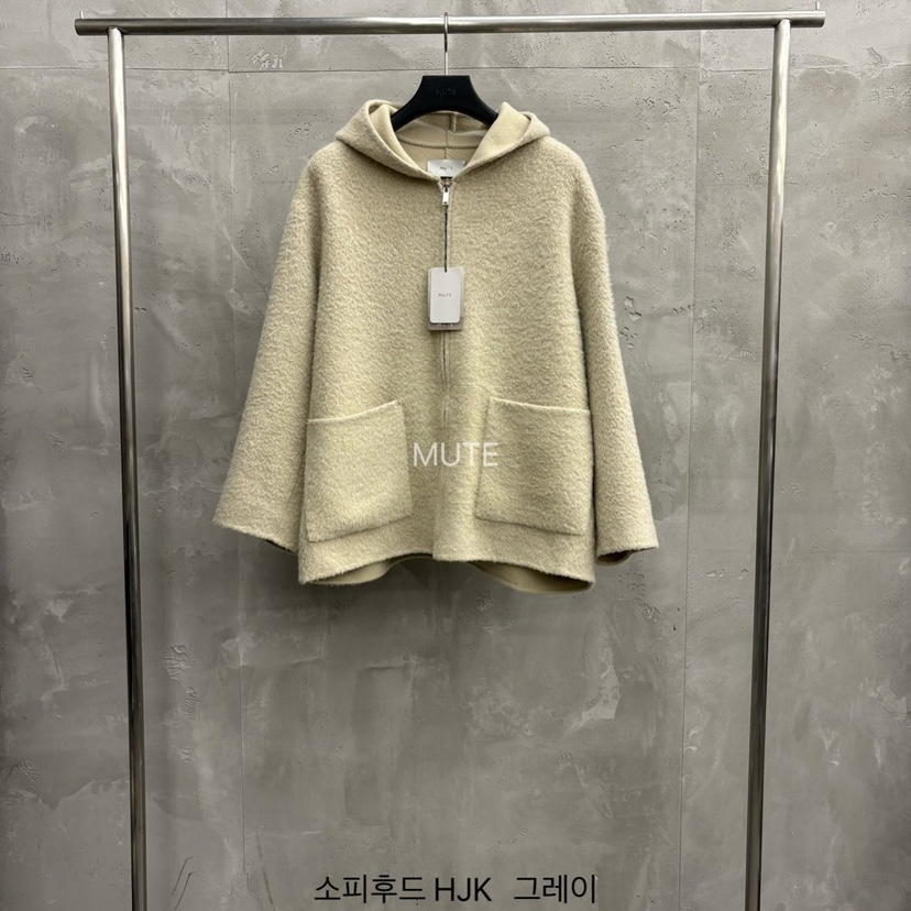MUTE-P東大門㊣實拍女裝新款時尚職業25秋冬熱賣推薦短款大衣MUTE短款大衣圖色1