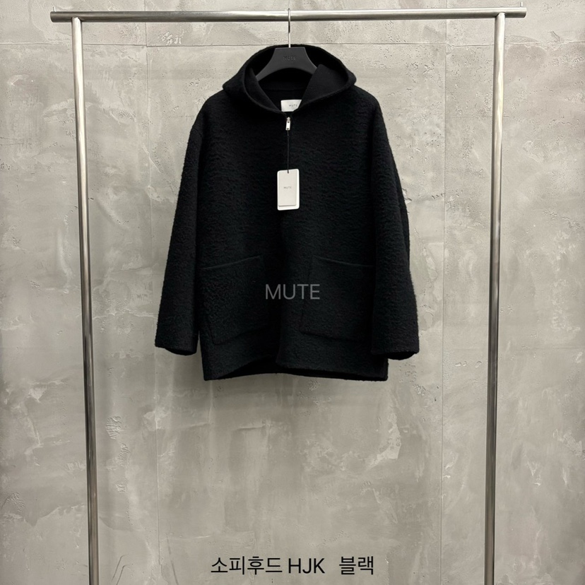 MUTE-P東大門㊣實拍女裝新款時尚職業25秋冬熱賣推薦短款大衣MUTE短款大衣圖色2