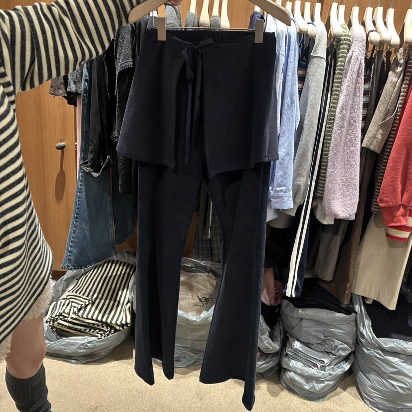 REPERTORY韓國直郵㊣女士新品職業真品熱賣推薦休閑裙褲燈芯絨REPERTORY裙褲圖色2