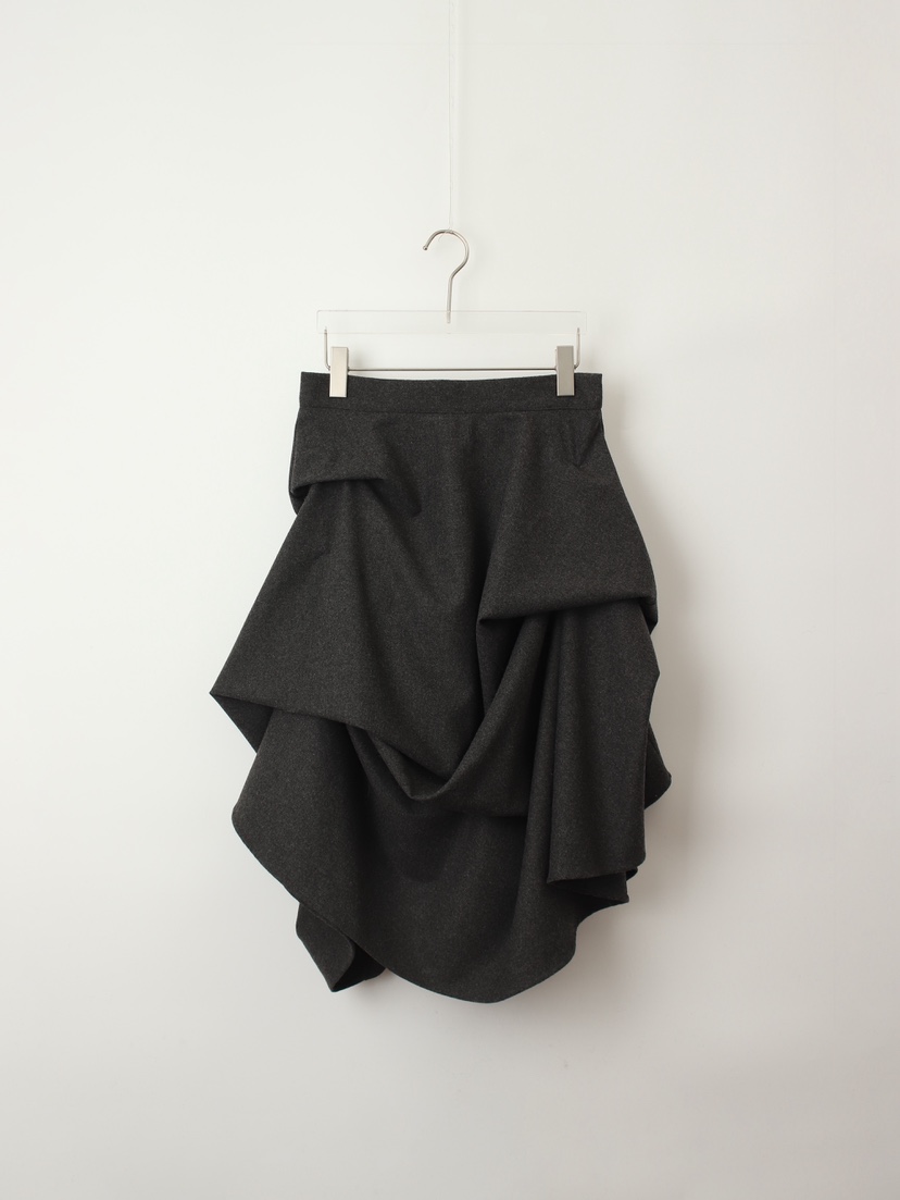 TEXTURE東大門㊣實拍女裝新款推薦真品時尚休閑半身裙中短裙TEXTURE半身裙/中短裙圖色2墨