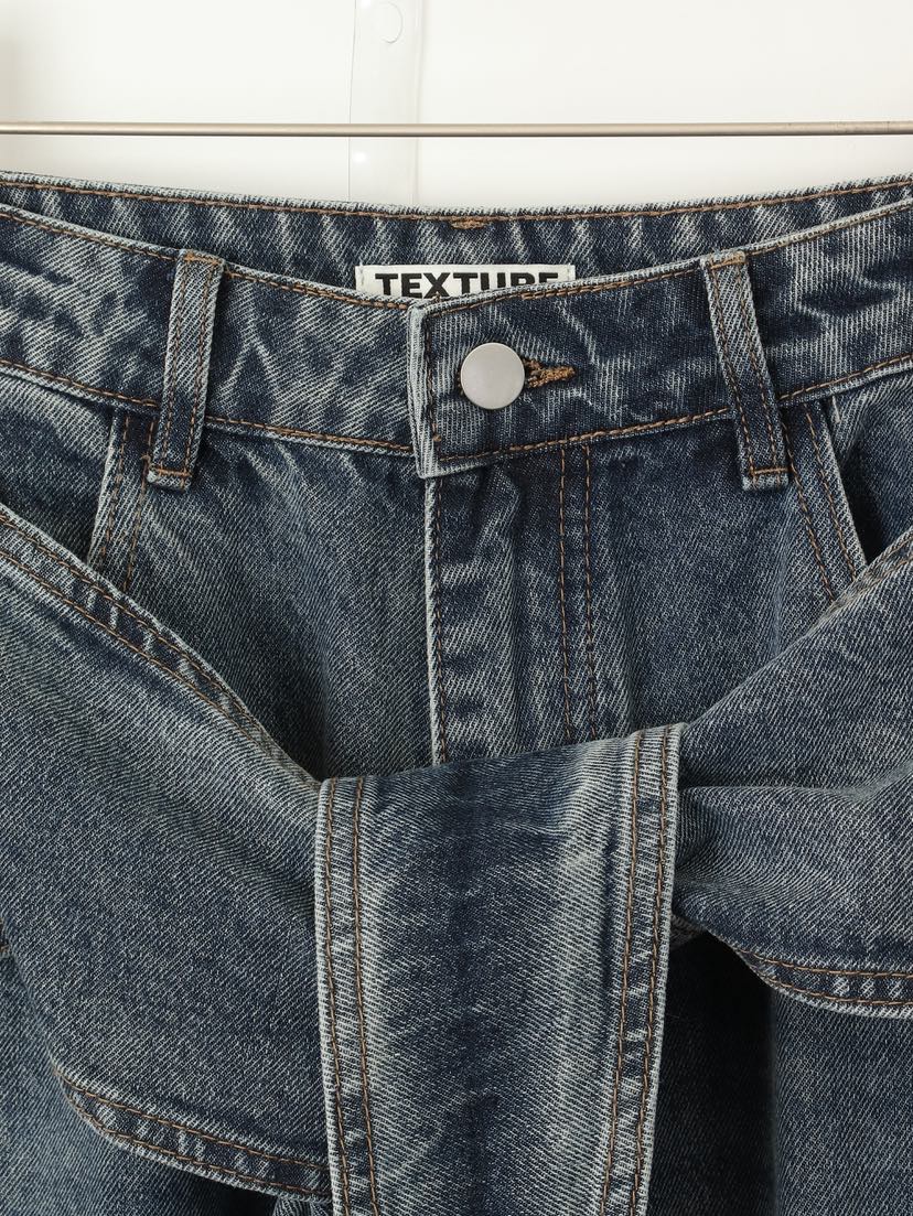 TEXTURE東大門㊣實拍女士新品休閑熱賣推薦人氣真品時尚牛仔褲TEXTURE牛仔褲